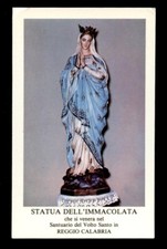 santino - holy card MADONNA IMMACOLATA -REGGIO CALABRIA