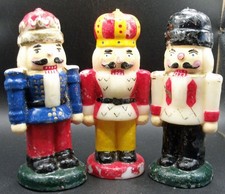 3 x Vintage Christmas Soldier