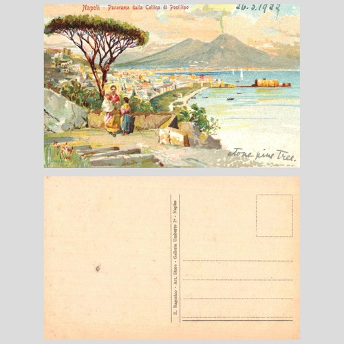 Vintage postcard napoli - vintage,