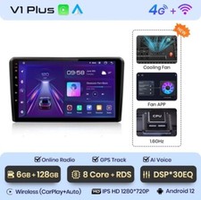 Autoradio Audi A3 8P 2003-2013 6G+128GB CarPlay-AndroidAuto Wireless 4G+WIFI.