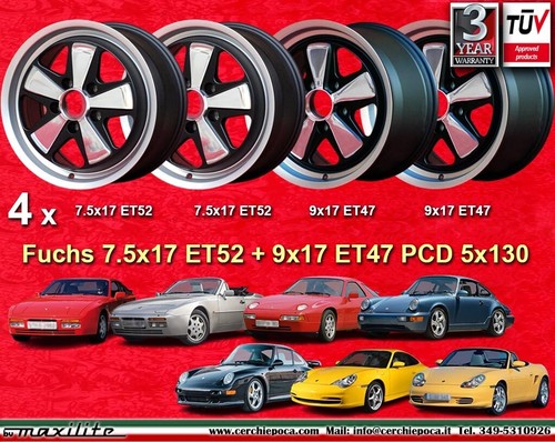 Cerchi wheels porsche - wheels, 7.5x17