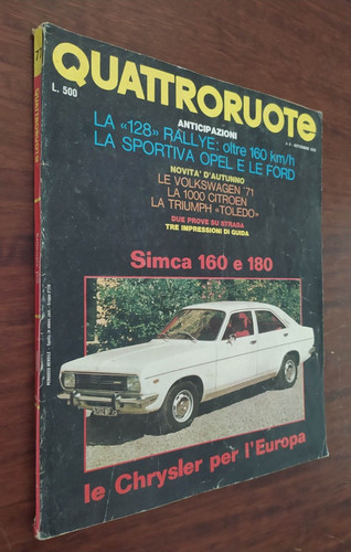 Quattroruote 177 1970 - quattroruote,
