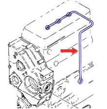 Linea olio motore adatta per trattori diesel Yanmar YM2610 YM2500 YM3000