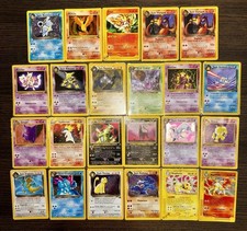 Lotto 23 Carte Pokémon Vintage Holo/Rare/Prima Edizione