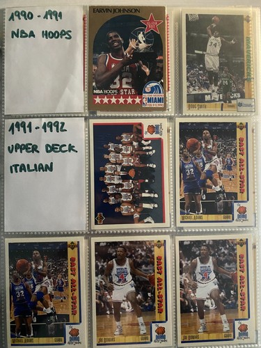Lotto 1000 carte nba anni - nba,