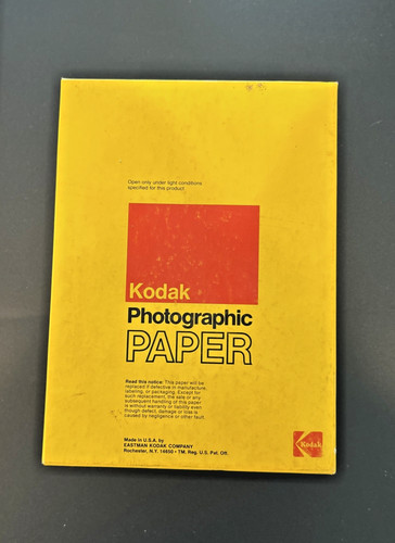 Carta fotografica vintage