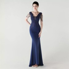 Vestito blu marino - marino, con