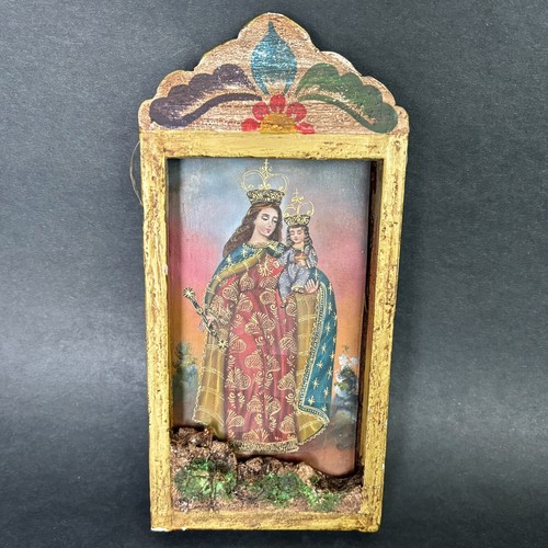 Quadro retablo madonna - quadro,