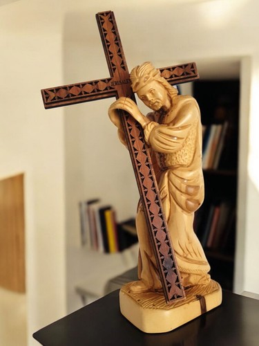Gesù crocifisso statua - gesù,