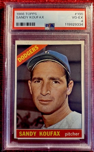 Sandy koufax 1966 - 1966, topps