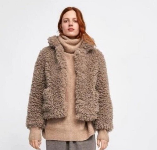 Zara sherpa shaggy soffice - sherpa,