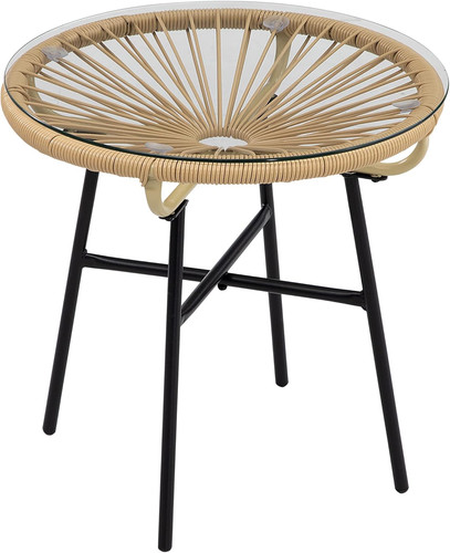 Tavolino giardino rattan - da,