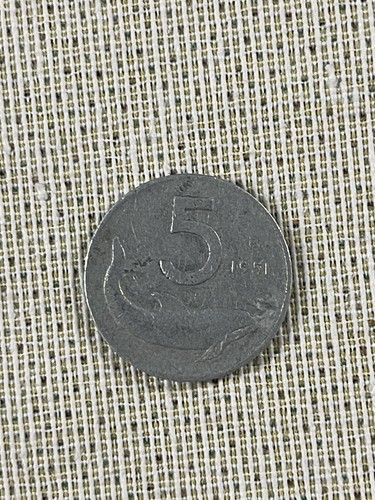 Moneta lire 1951 rara - moneta, 5