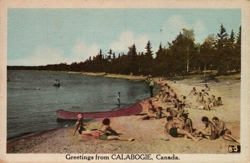 Cartolina canada saluti - saluti, da