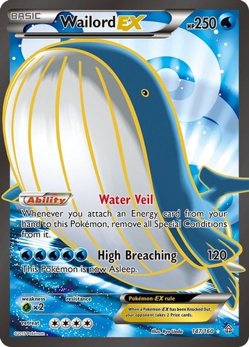 Wailord 147 160 pokemon - -,