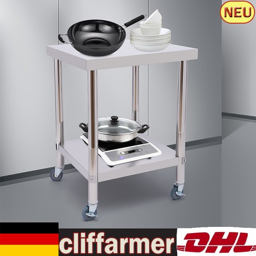 Tavolo acciaio inox x 60 - in,