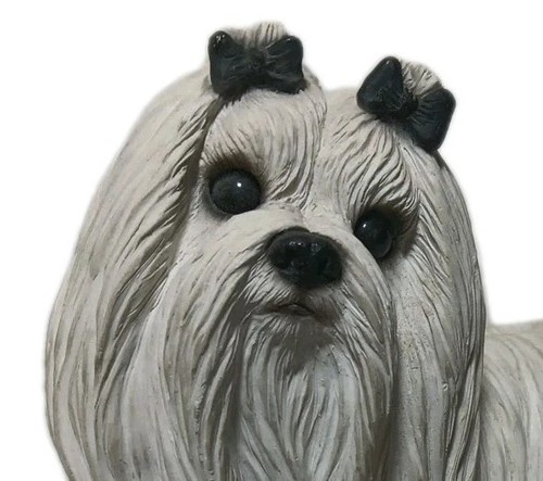Grande statuina cane pesante