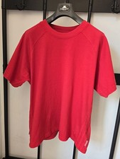 T-shirt Adidas Tg.XXL Rosso Cotone 100% Uomo Blue Version 270gr
