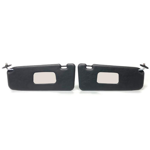 Coppia alette parasole nere - coppia,