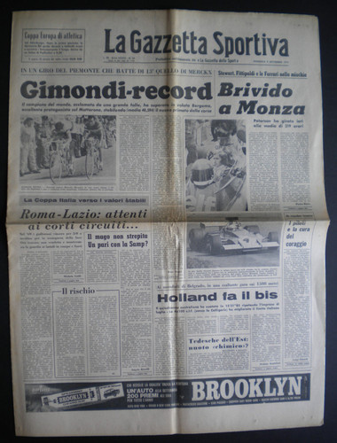 Gazzetta sportiva set 1973 - sportiva,