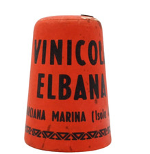 VINICOLA ELBANA TAPPO DA DAMIGIANA - CARTONE - MID CENTURY