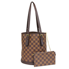 Borsa a tracolla originale Louis Vuitton Marais Tote Bag Damier Ebene borsa a mano N42240