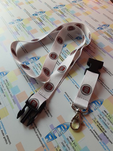Collarino lanyard porta badge
