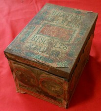 Scatola di latta Hunters & Palmers biscuits