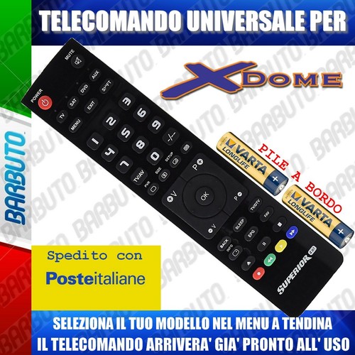 Telecomando universale xdome - telecomando,