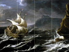 Piastrella da bagno Art Marine