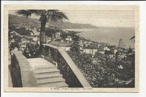 Cartolina antica san remo - antica,