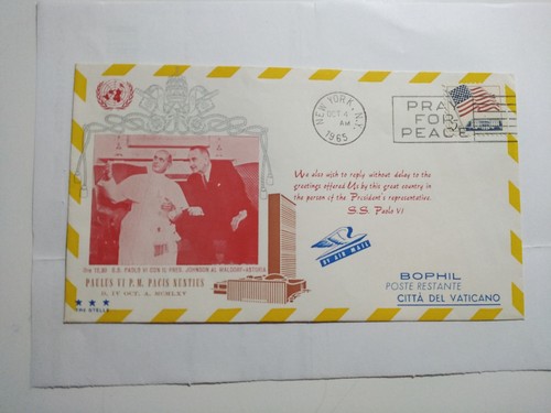 Vaticano buste fdc visita - buste,