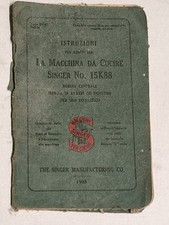 Libretto istituzione Singer  n
