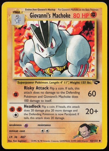 Pokemon giovanni machoke - pokemon, giovanni's