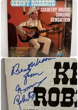 Raro LP firmato Kenny Roberts