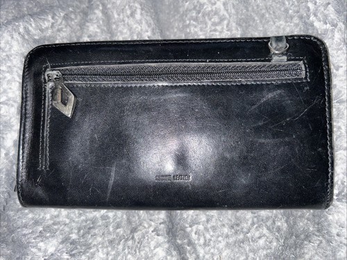 Borsa nera vera pelle - in,