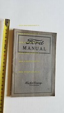 Ford T modelli 1919 manuale uso originale auto Ford T owner's manual