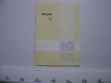 PHILIPS Mode d'emploi LAMPES