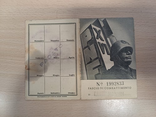 Tessera partito nazionale - tessera,
