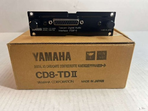 Yamaha cd8 tdii tdif - yamaha,