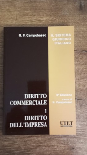 Diritto commerciale - commerciale, 1