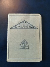 Tessera PNF Ente Nazionale Fascista Cooperazione Eridania Cremona 1940