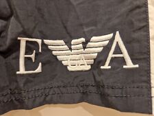 EA Emporio Armani Costume Uomo NERO e BIANCO Tasche Boxer Taglia 56 ITA L
