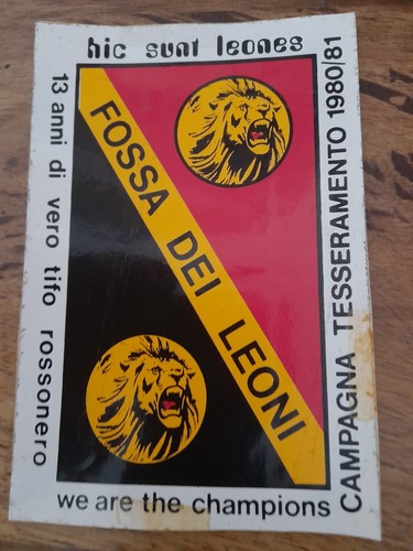 Adesivo vintage 1980 ultras - adesivo,