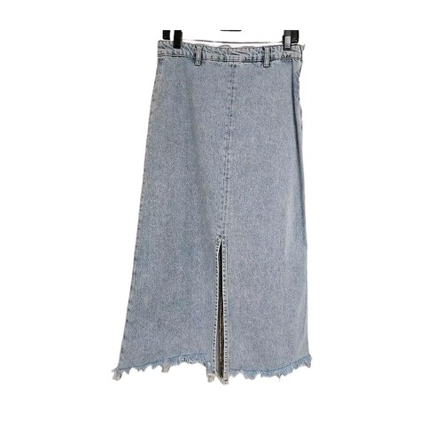 Maxi gonna zara denim orlo - denim,