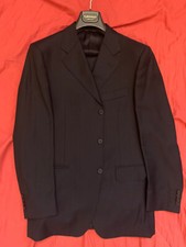 Abito Canali 3 Bottoni 100%lana Grigio Taglia 52