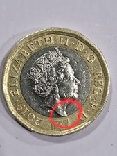 Moneta One Pound 2019 Errore