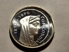 1000 lire argento concordia - ",
