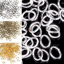200x Anelli Salto Aperto OVALI Colore Assortito 4x3mm 5,5x4mm Reperti Gioielli