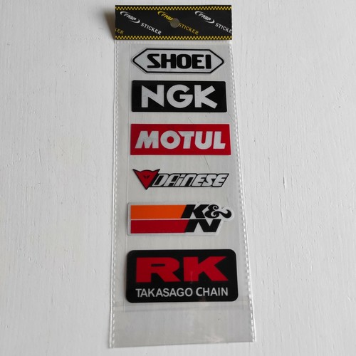 Adesivi moto set stickers - adesivi,